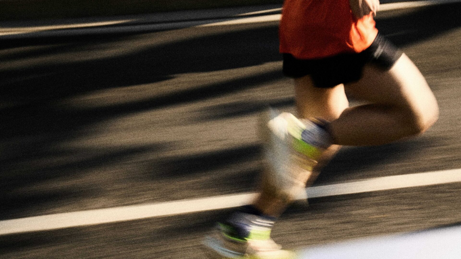 Coureuse en action lors d'un événement sportif